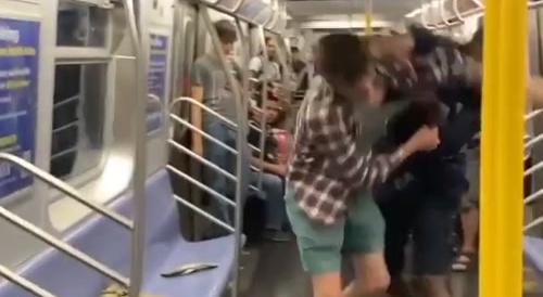 Fight In Subway