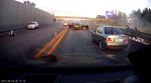 Man Gets Tossed 70 Feet After Crash