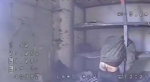 Drone operator caught a Russian pants down.