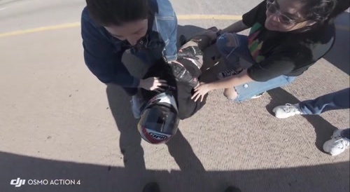 Motorcyclist crashes on highway