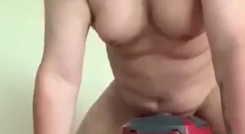 Man has sex with a vacuum cleaner.