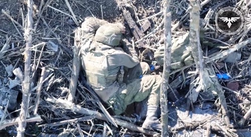 Russian Soldier Gets Splattered By Ukrain Drone, But He's Still Alive!