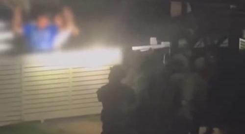 Australian police entering the home of the Bondi Beach terrorist