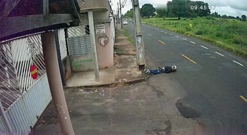 little bike accident