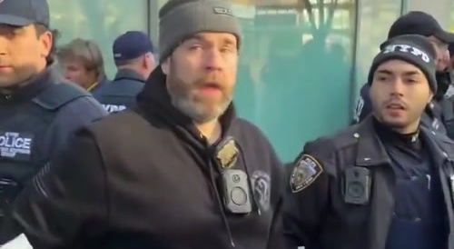 Ice Haters Meet Ice Officers - NYC