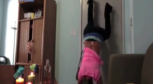 Twerking Girl Accidently Sets Herself On Fire