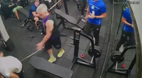 A Brazilian man lost control of a barbell and died right in the gym