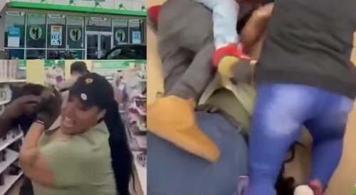 Ratchet fight 'at da Dolla Sto'