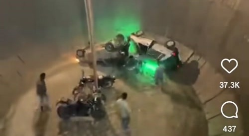 Rollators car collision