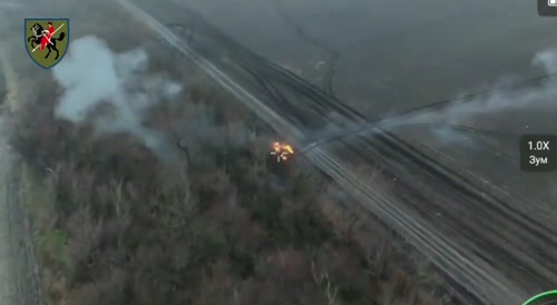 Russian Lada-assault repelled by Ukrainian 110th Mechanized Brigade