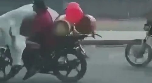 Stupid Idiot Crashes Into Lost Cow