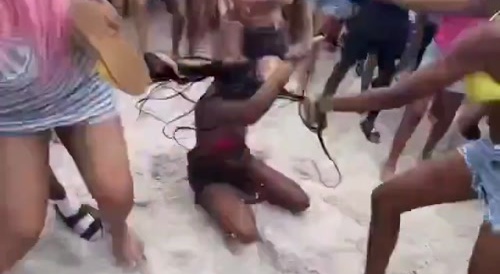 Bikini Ratchets Have a Topless Brawl