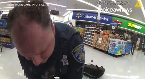 Thug with a Bat Meets Cop with a Gun