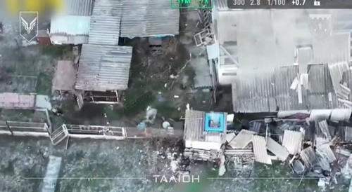 Ukrainian Talion UAV Battalion of the 101st Guard Brigade of the General Staff struck Russian soldiers and positions and an enemy tank.