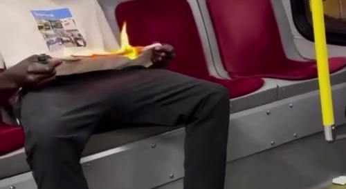 Dumbass discovers fire