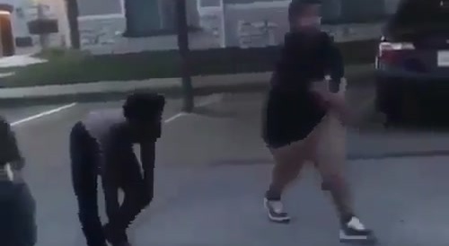 A One on One Fight Turned Into Shootout