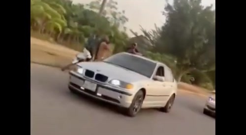 Accident on an Abuja road