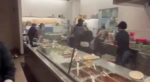 Ratchet Fight at Chipotle over Guacamole