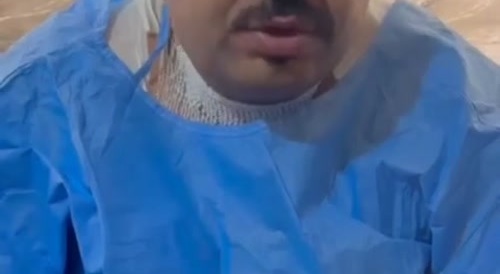 The air is cold. My head is hot.