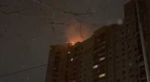 Russian suicide drones in Kyiv