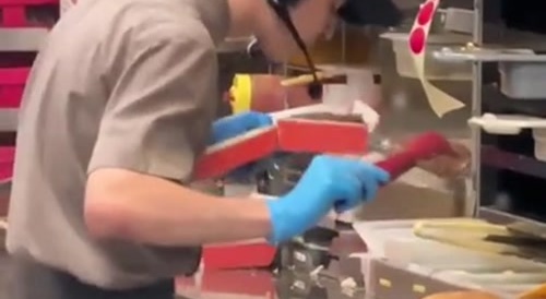 McWorker Spits on McBurger