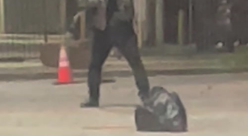 Shadow boxing in Deep Ellum