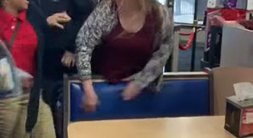 People fighting at Chuck E Cheese