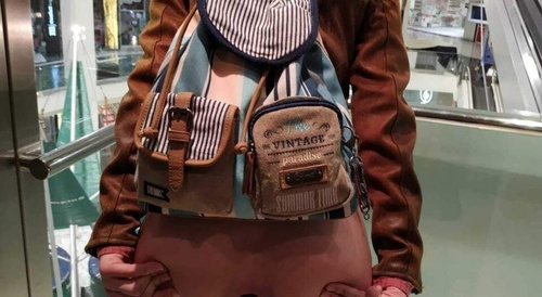 vibrator in the ass inside the mall