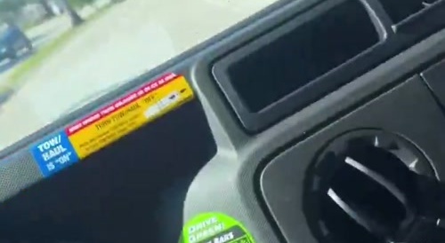 U-Haul driver tries to drift and crashes