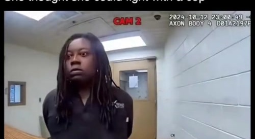 Psycho Ratchet Freaks Out at Police Station