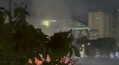 The bombing of Caracas, Venezuela continues.