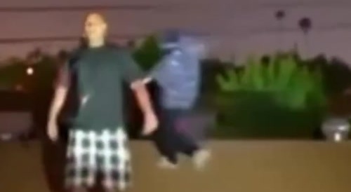 East Side Hommies get Tazed - 'on da roof'