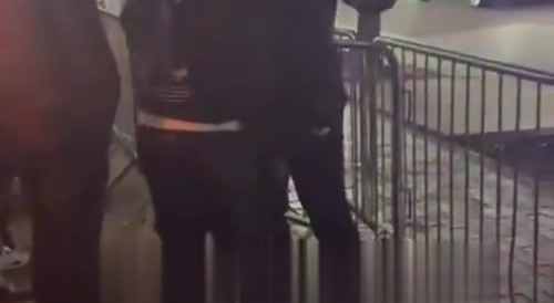 Man In Leather Pants Gets Beat Down