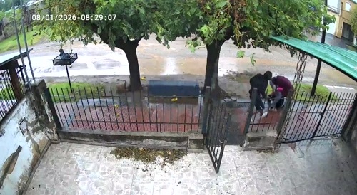 Two thieves against one woman