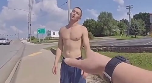 Tuff Man Gets Tazed into Submission