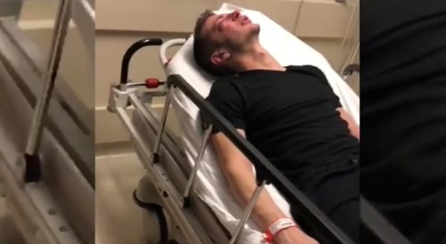 Officer slaps Suicidal Patient In Hospital Bed Multiple times