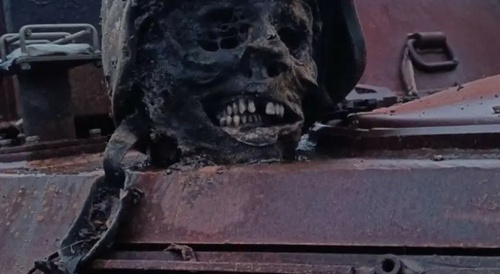 Decapitated Russian invader