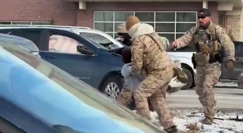 ICE Hater Crashes & gets Arrested