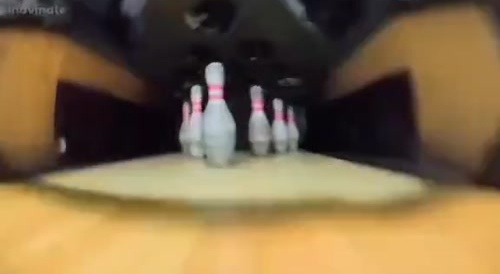 POV of your bowling ball