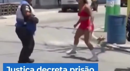 Woman attacks and resists arrest.