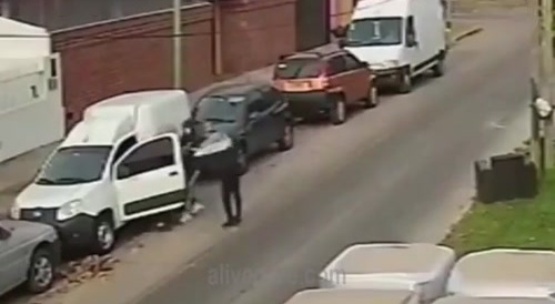 Young delinquent celebrates his retirement.