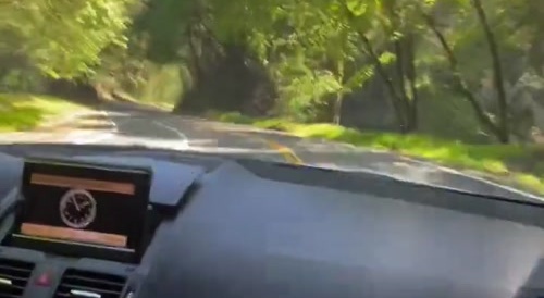 Mercedes-Benz C63 crashes while accelerating