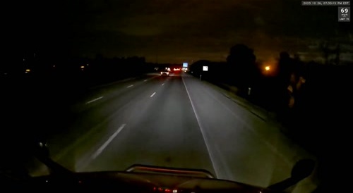 Do not park on the interstate