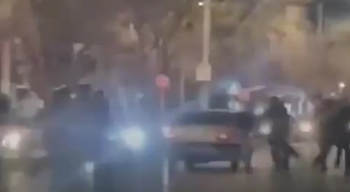 local hero after drives into a crowd