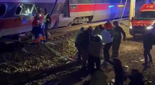 serious train accident in Adamuz