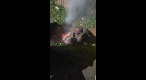 Robber Get's A Good Old Fashion Necklacing