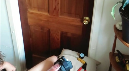 Penis Pump Video with Large Penis