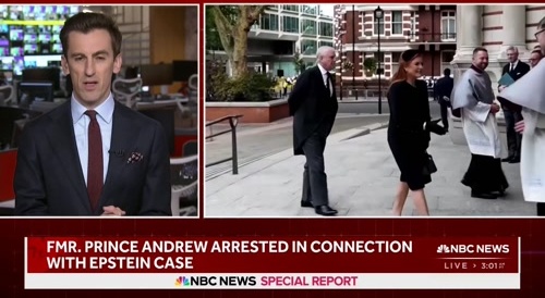 Former Prince Andrew Arrested