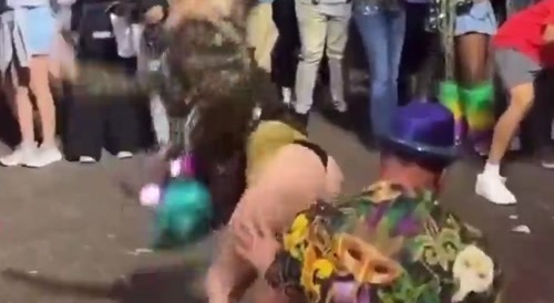 This is how Americans celebrate Mardi Gras.