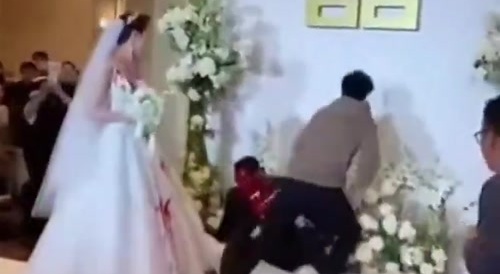 Black groom in china